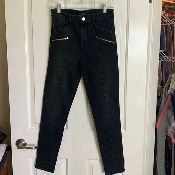 EUC WOMENS JOE’S JEANS THE CHARLIE high rise skinny ankle in grey size 29 - Picture 1 of 7